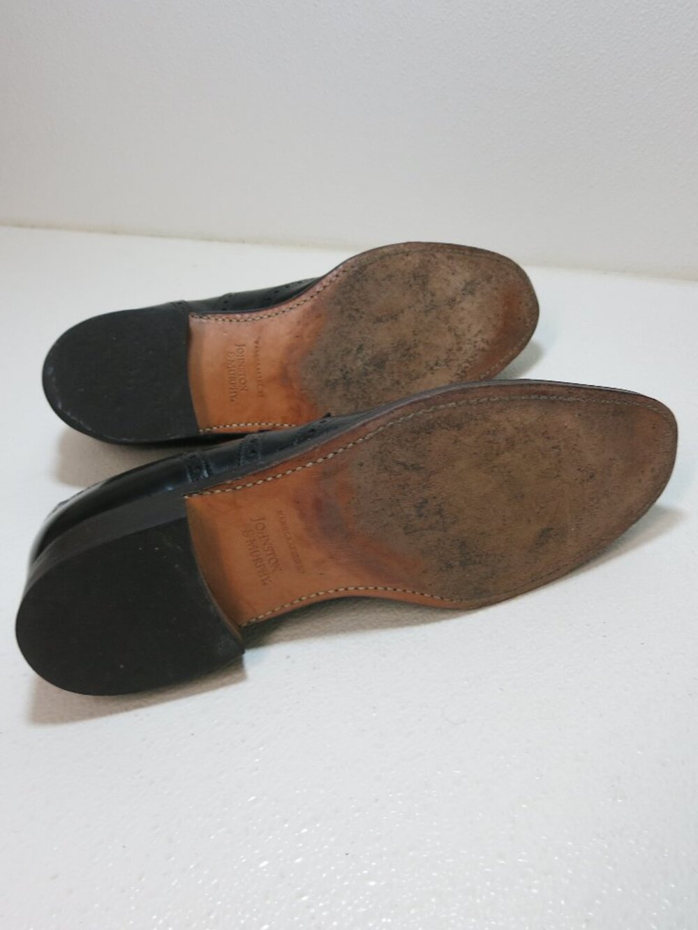 Johnston & Murphy Limited Brogue Wingtip Leather Dress Oxfords Men's Footwear 9 - Picture 3 of 7